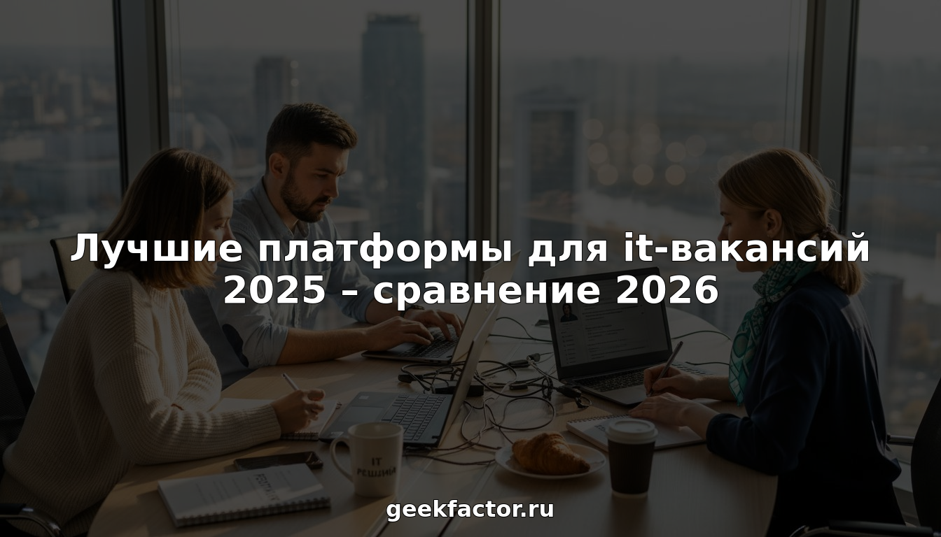 Лучшие платформы для it-вакансий 2025 – сравнение 2026